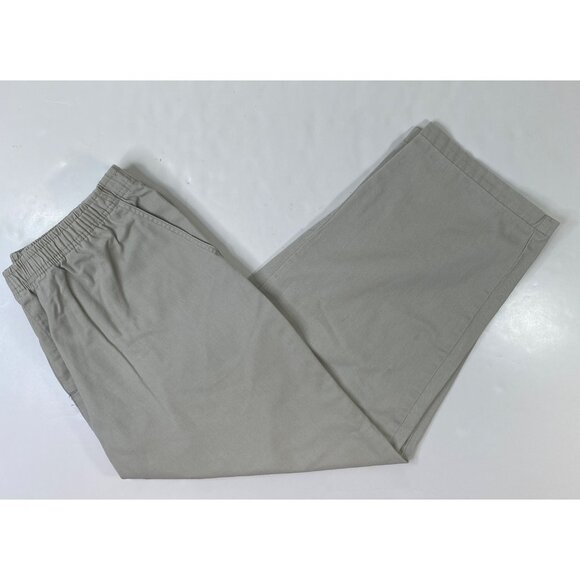 Cabin Creek Womens Beige Elastic Waist Khaki Pants with Pockets Size 20WP - Picture 1 of 8